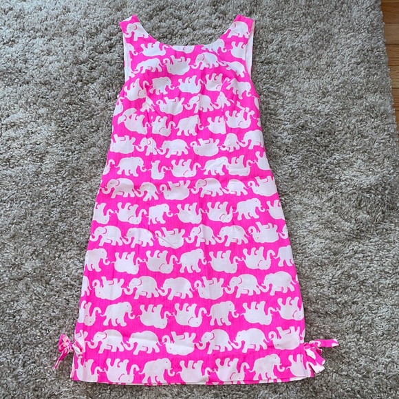 Lilly Pulitzer Dresses & Skirts - Lilly Pulitzer Delia Shift Dress in Pop Pink Tusk In Sun Print